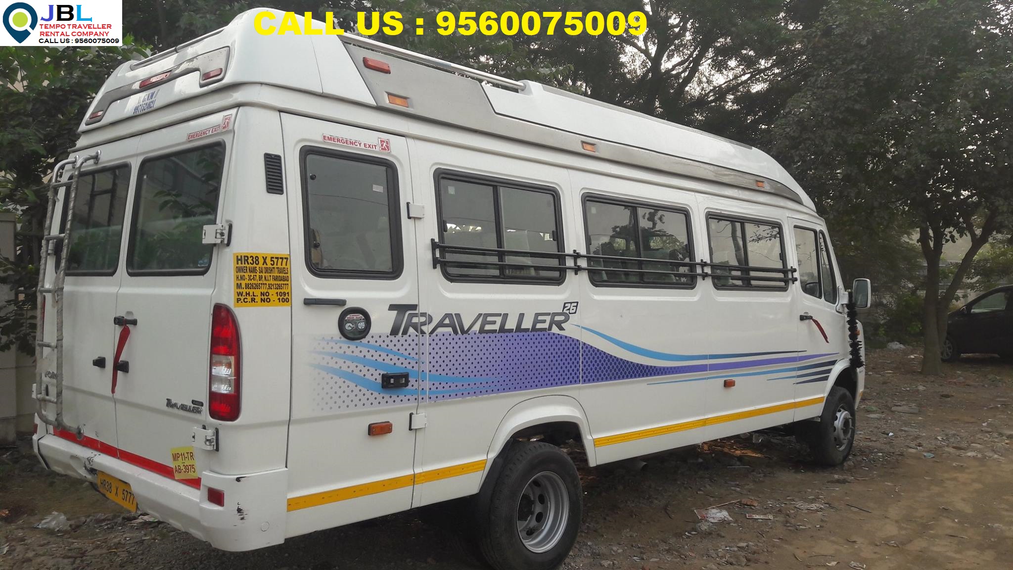 Rent tempo traveller in Sector 78 Faridabad