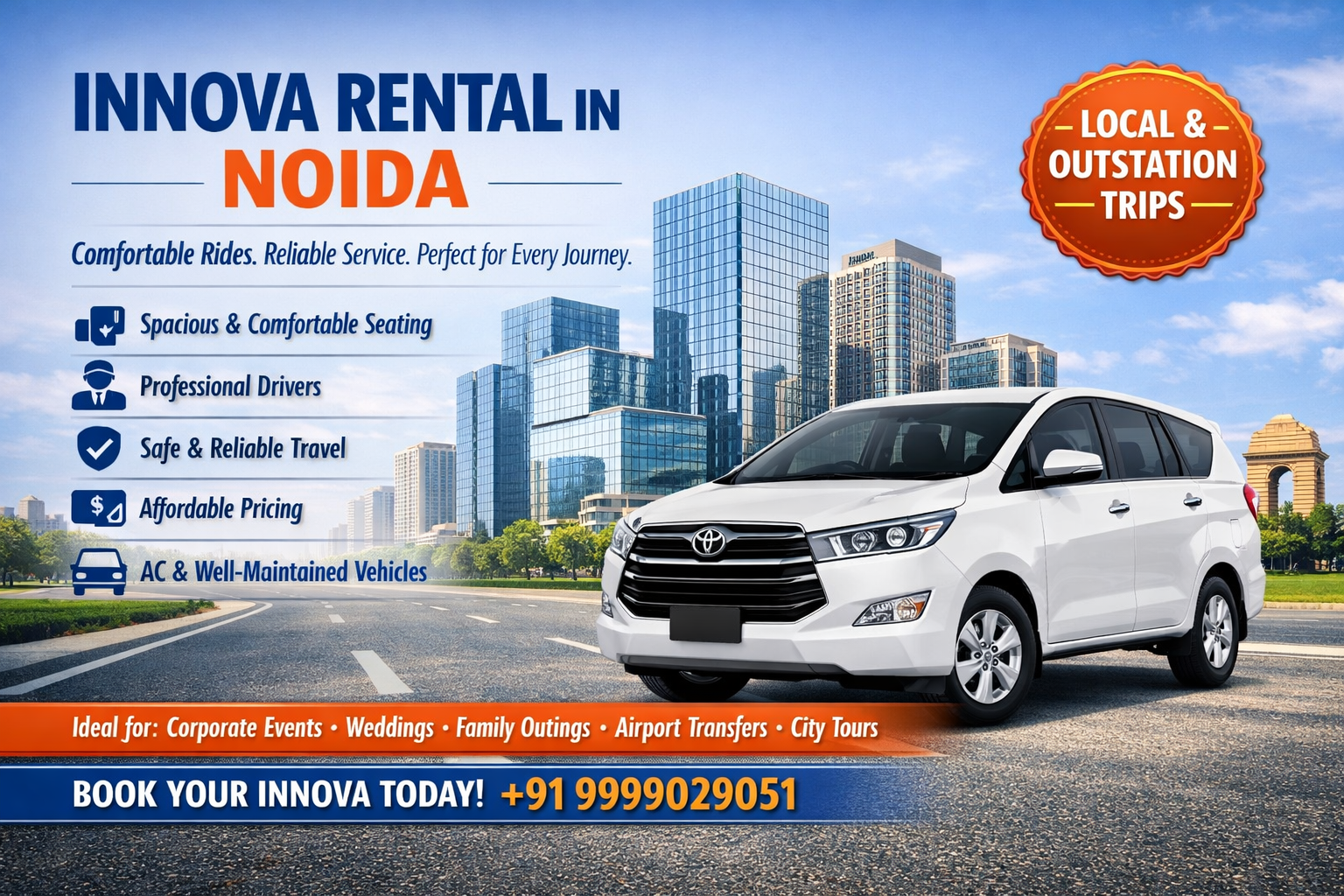Innova Rental in Noida