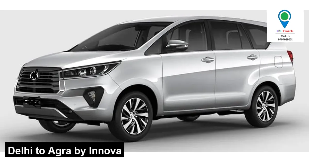Reliable Innova Service from Delhi to Agra