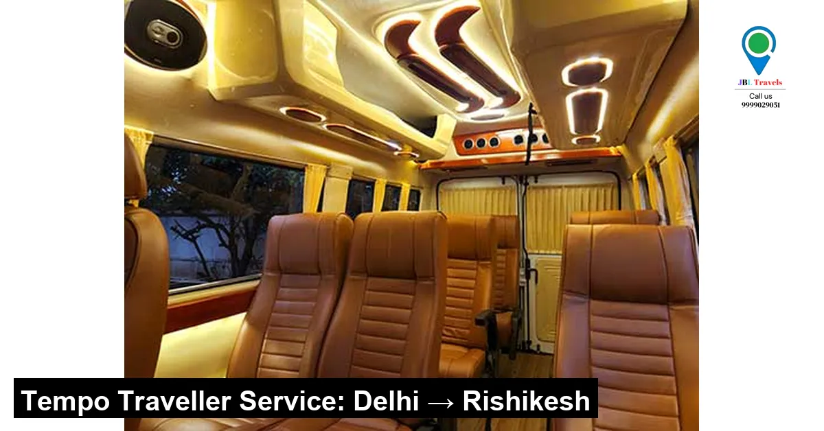 Tempo Traveller to Rishikesh