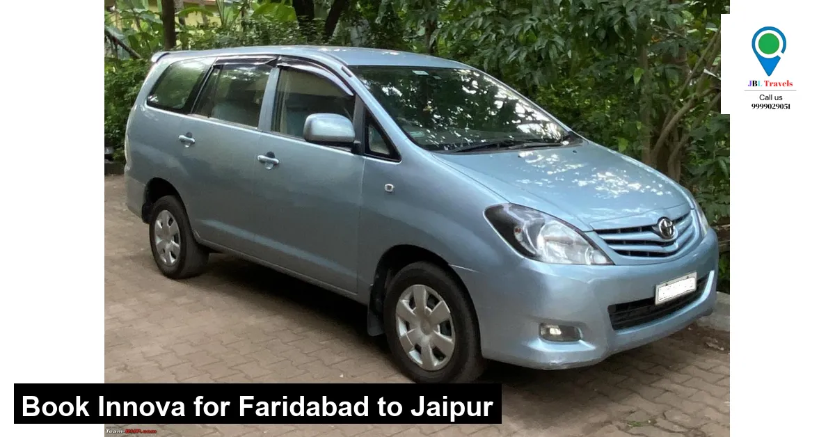 Innova to Jaipur