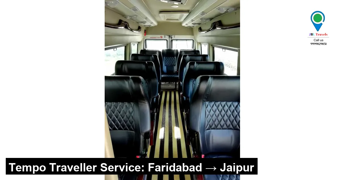 Tempo Traveller to Jaipur