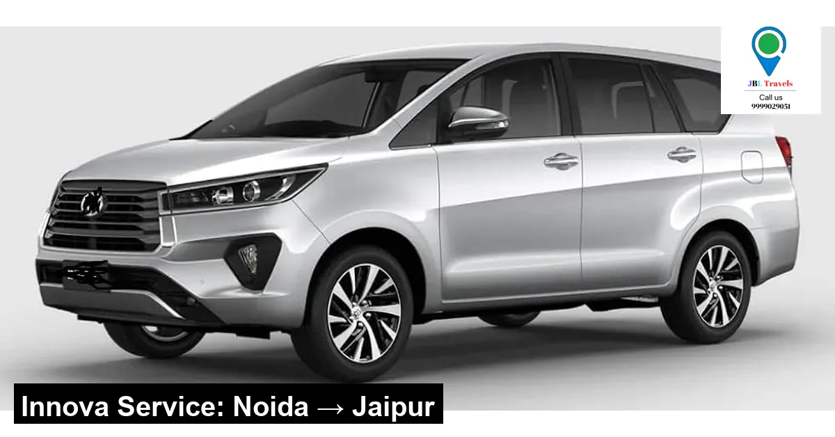 Innova to Jaipur